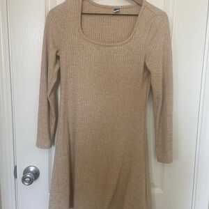 Old Navy Tan Knit Dress